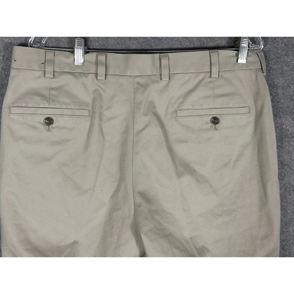 Brooks‎ Brothers Advantage Chino Pants Mens W36 L30 Beige Casual Trousers
